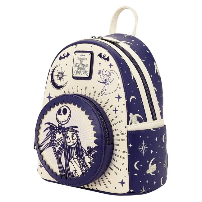 Nightmare before Christmas by Loungefly Mini Backpack Jack Skellington & Sally Night Sky