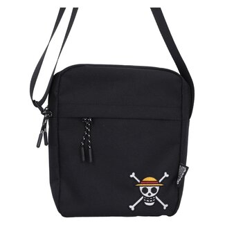 Nemesis Now One Piece Crossbody Bag Luffy Jolly Roger (Black) 23 cm