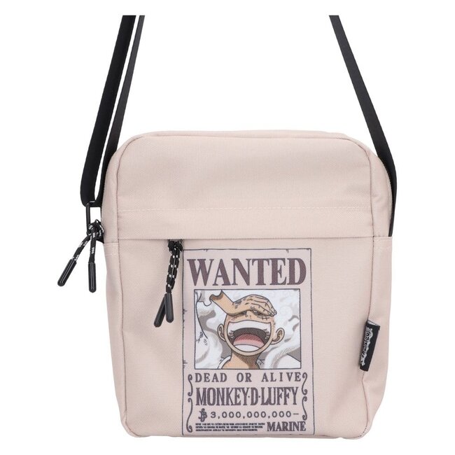 One Piece Crossbody Bag Luffy Wanted Poster 23 cm