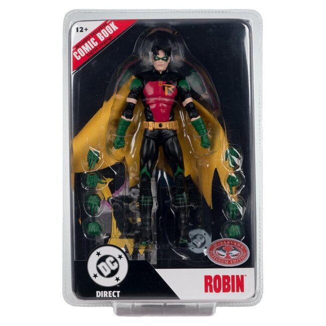 DC Direct Page Punchers Action Figure Robin Tim Drake (Nightwing #81) (Red Platinum Edition) 18 cm