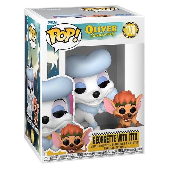 Oliver & Co. POP&Buddy Vinylfigur Georgette mit Tito, 9 cm