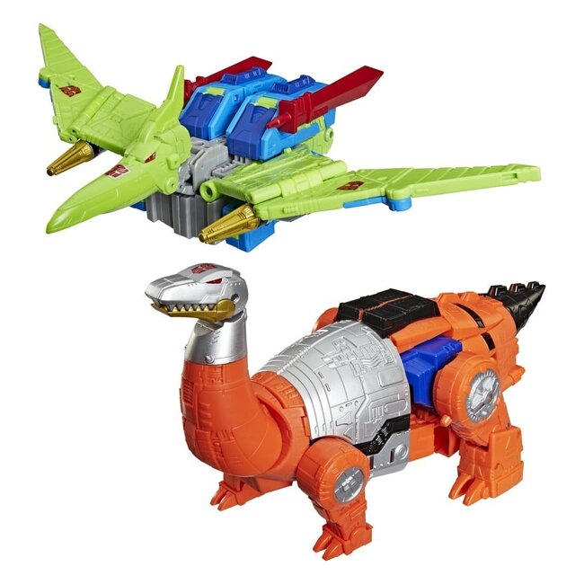 Transformers Age of the Primes Leader Class Actionfiguren 2er-Pack G2 Dinobot Swoop & G2 Dinobot Sludge 19 cm