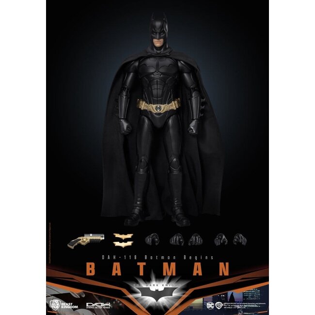 DC Comics Dynamic 8ction Heroes Action Figure Batman (Batman Begins) 21 cm