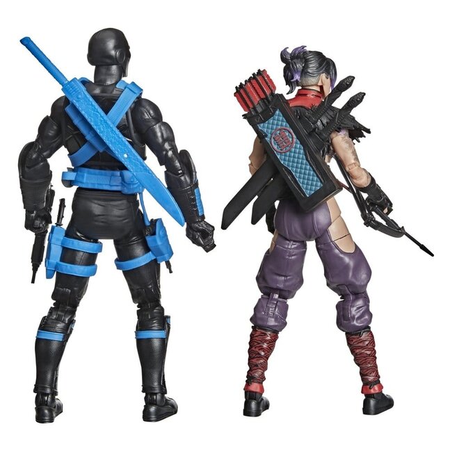 G.I. Joe Classified Series Action Figure 2-Pack Snake Eyes & Kim "Jinx" Arashikage 15 cm