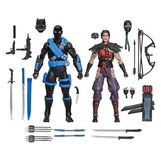 Hasbro G.I. Joe Classified Series Action Figure 2-Pack Snake Eyes & Kim "Jinx" Arashikage 15 cm