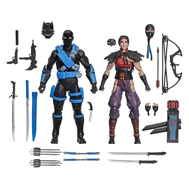 G.I. Joe Classified Series Action Figure 2-Pack Snake Eyes & Kim "Jinx" Arashikage 15 cm