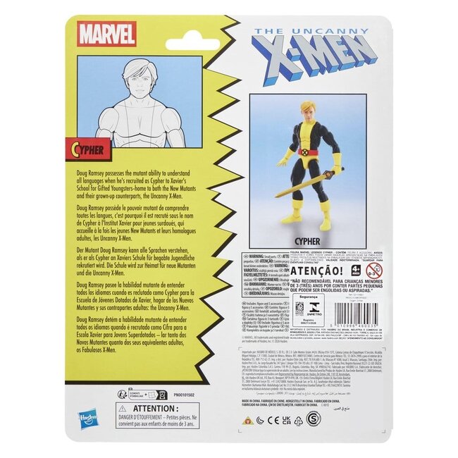 Die Uncanny X-Men Marvel Legends Actionfigur Cypher 15 cm