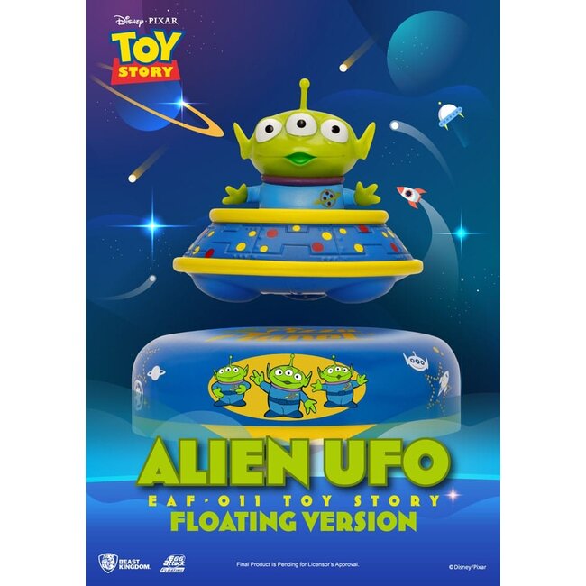 Toy Story Egg Attack Floating Model Alien UFO 6 cm