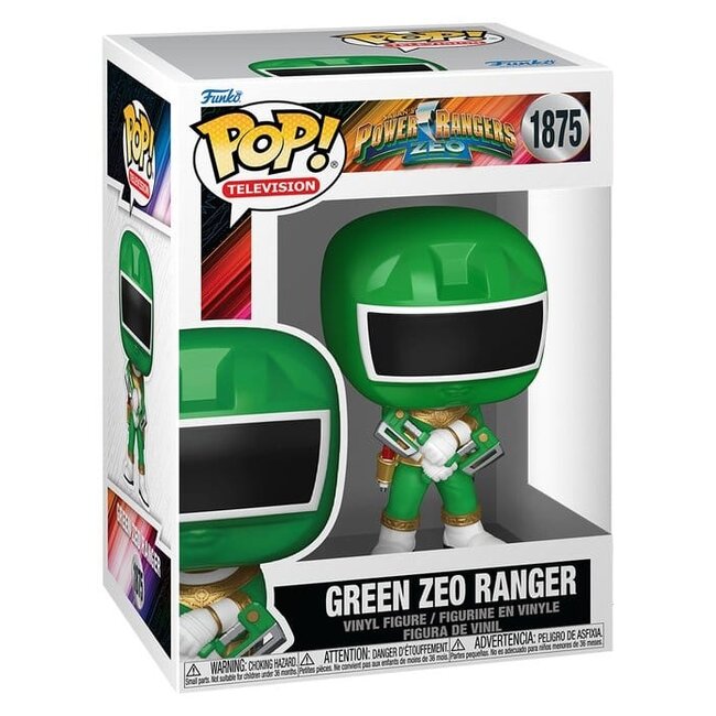 Power Rangers Zeo POP! Movies Vinyl Figures Zeo Ranger Green 9 cm