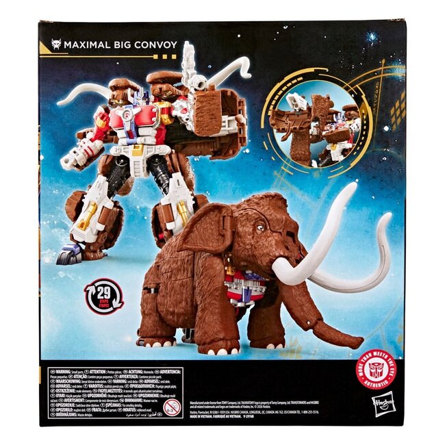 Transformers Age of the Primes Leader Class Actionfigur Maximal Big Convoy 19 cm