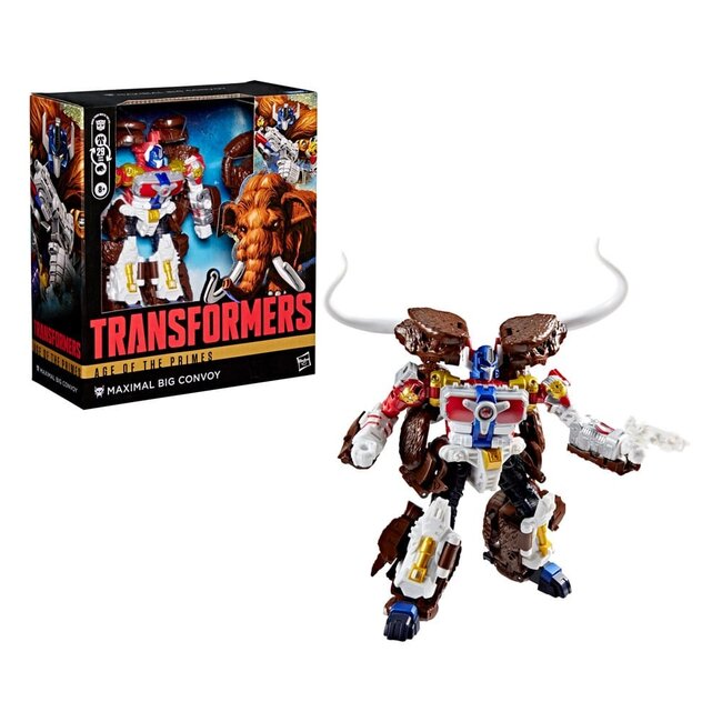 Transformers Age of the Primes Leader Class Actionfigur Maximal Big Convoy 19 cm