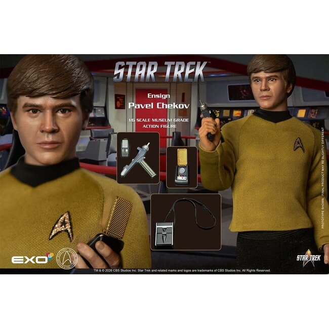 Star Trek: The Original Series Action Figure 1/6 Ensign Pavel Chekov 30 cm