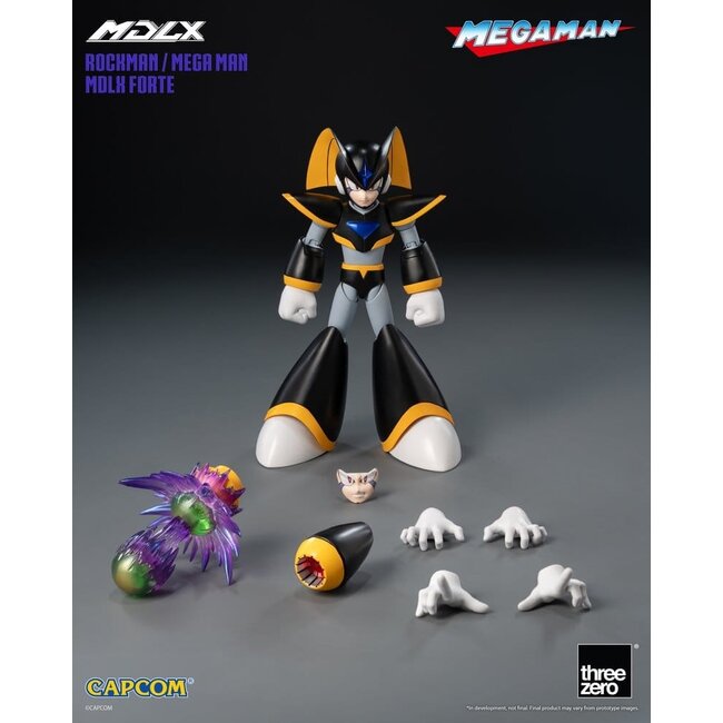 Mega Man MDLX Actionfigur Rockman / Mega Man Forte 10 cm