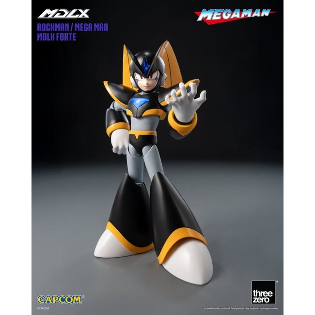 Mega Man MDLX Actionfigur Rockman / Mega Man Forte 10 cm