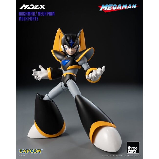 Mega Man MDLX Actionfigur Rockman / Mega Man Forte 10 cm