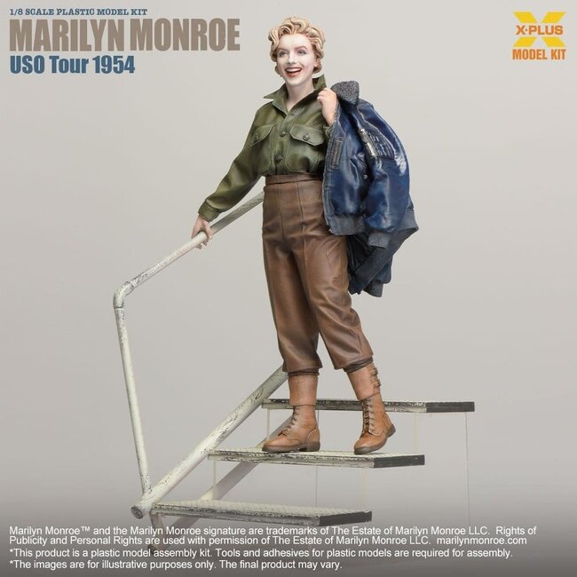 Marilyn Monroe Plastikmodellbausatz 1/8 (Reproduktion) 26 cm