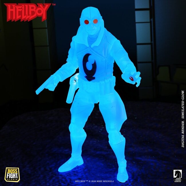 Lobster Johnson 1/12 Actionfigur „Der Geist von Lobster Johnson“ (Limitierte Auflage) Exklusiv 17 cm