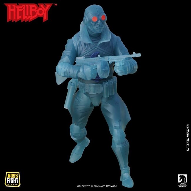 Lobster Johnson 1/12 Actionfigur „Der Geist von Lobster Johnson“ (Limitierte Auflage) Exklusiv 17 cm
