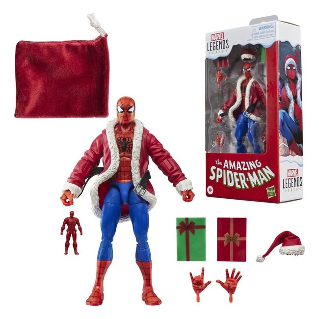 Die fantastische Spider-Man Marvel Legends Actionfigur Spider-Man (Marvel Holiday Special) 15 cm