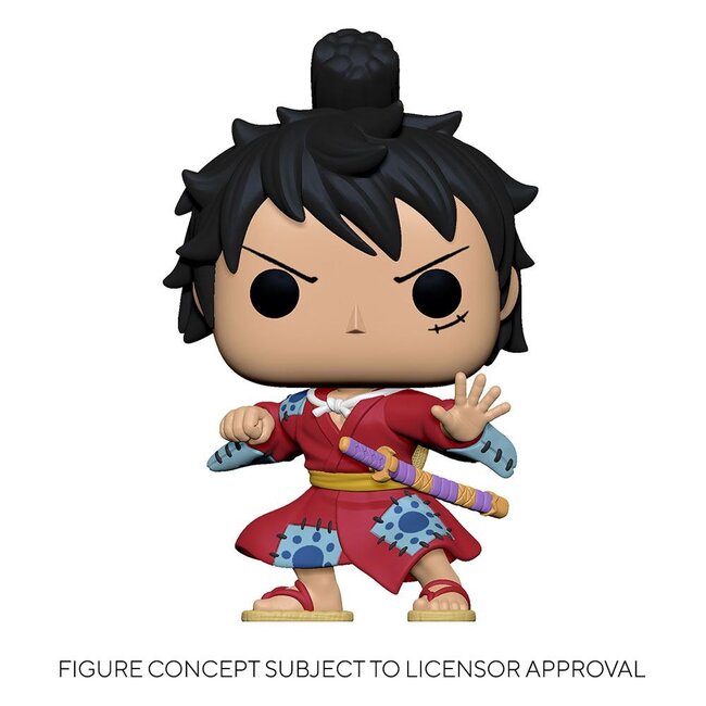 One Piece POP! Television Vinylfigur Ruffy im Kimono 9 cm