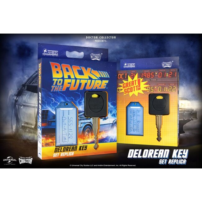Zurück in die Zukunft Replik 1/1 DeLorean Key