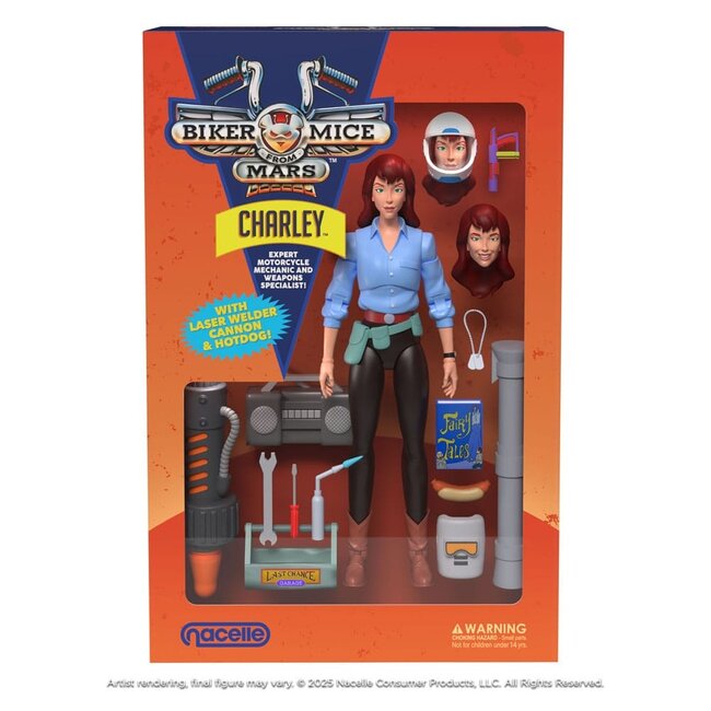 Biker Mice From Mars Action Figure Charley 23 cm