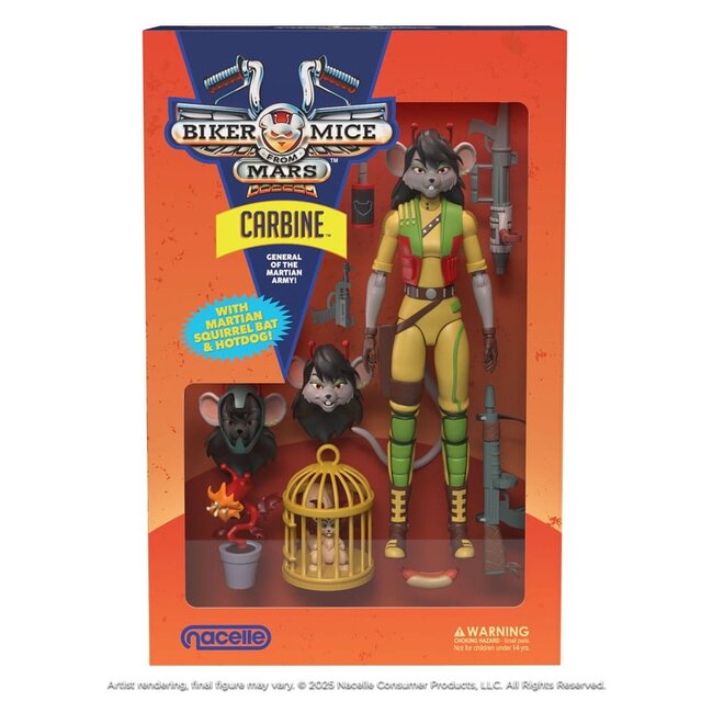 Biker Mice From Mars Actionfigur Carbine 23 cm