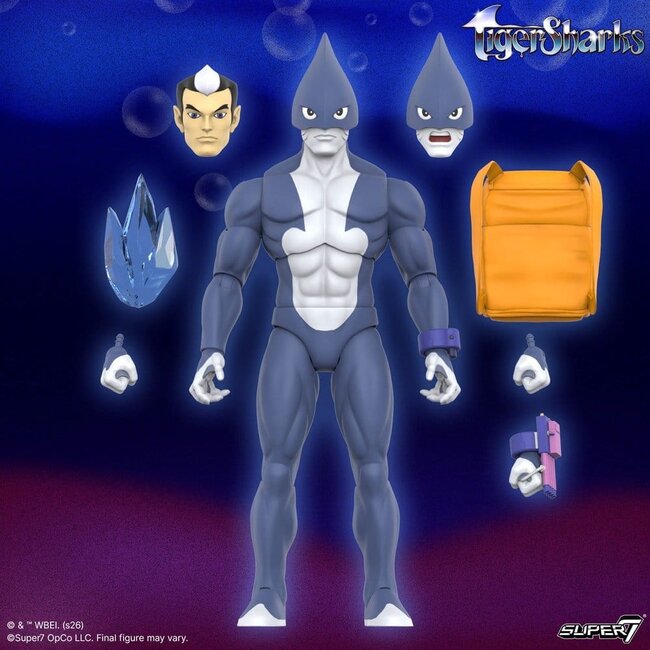 TigerSharks Ultimates Wave 01 Actionfigur Mako (Hybrid) 18 cm