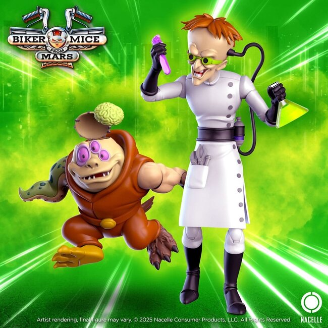 Biker Mice From Mars Actionfigur Karbunkle & Fred The Mutant 23 cm