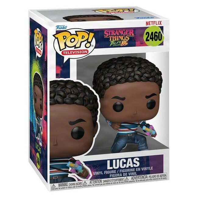 Stranger Things: Geschichten aus '86 POP! Animation Vinylfigur Lucas 9 cm