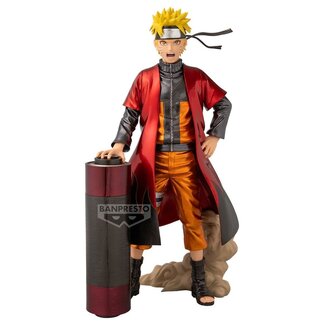 Banpresto Naruto Shippuden Premium PVC-Figur Naruto Uzumaki (Der Metallische) 30 cm