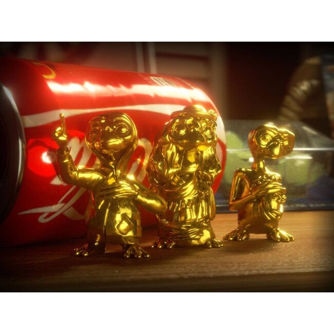 E.T. – Der Außerirdische Sammlerset Minifiguren 3er-Pack Goldene Edition 5 cm