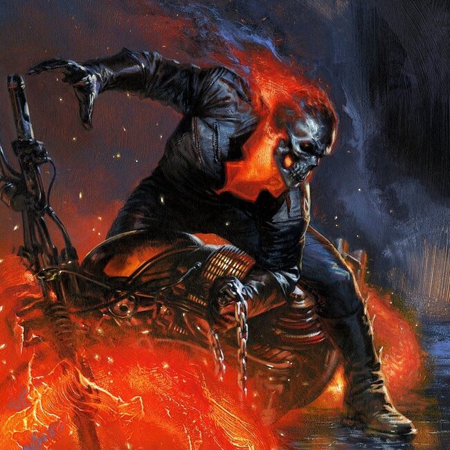 Marvel Kunstdruck Ghost Rider 41 x 61 cm - ungerahmt