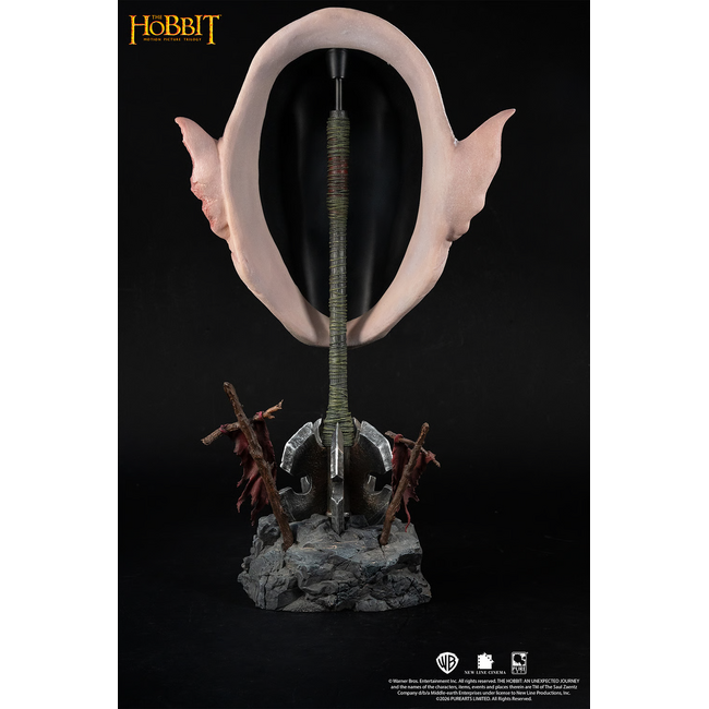 Herr der Ringe Kunstmaske Replika 1/1 Azog 54 cm