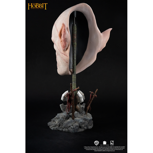 Herr der Ringe Kunstmaske Replika 1/1 Azog 54 cm