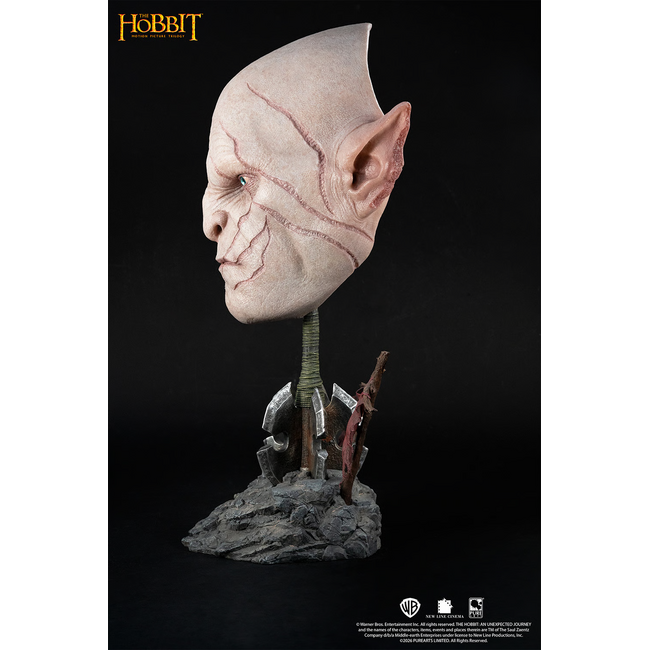 Herr der Ringe Kunstmaske Replika 1/1 Azog 54 cm
