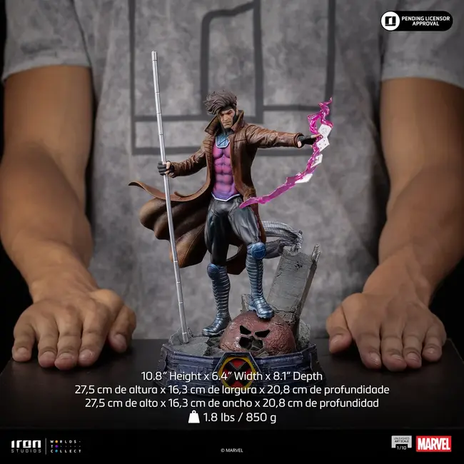 Marvel Gambit Unleashed Art Scale Statue 1/10 Gambit 28 cm