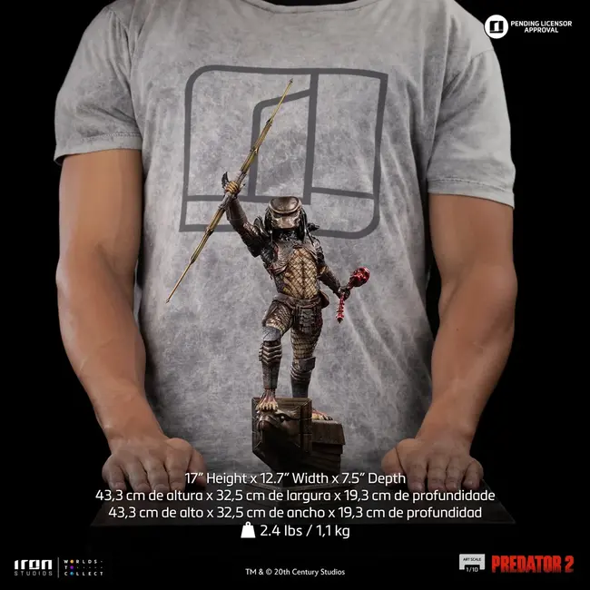 Predator 2 Predator City Hunter Art Scale Statue 1/10 Predator City Hunter 43 cm