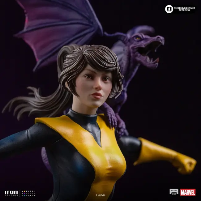 Marvel Kitty Pride & Lockheed X-Men Comics BDS Art Scale Statue 1/10 Kitty Pride & Lockheed 24 cm