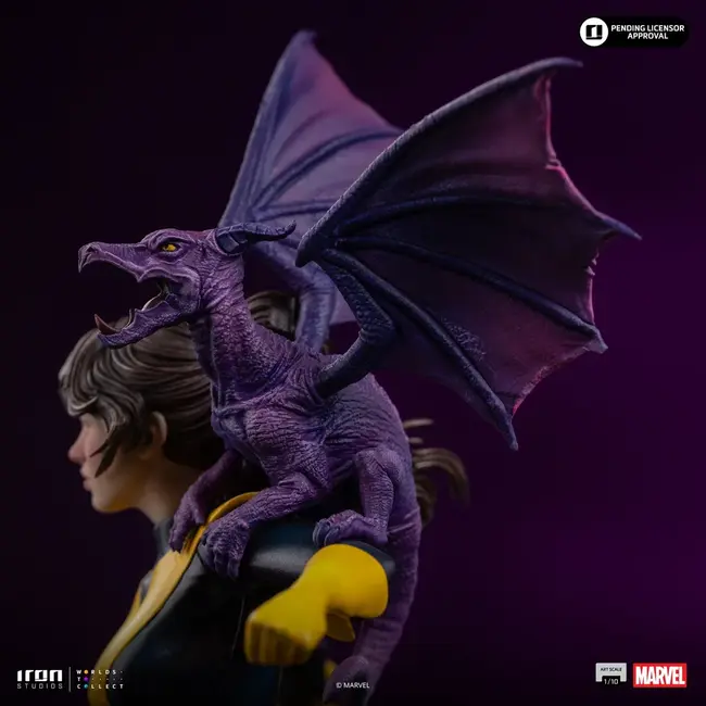 Marvel Kitty Pride & Lockheed X-Men Comics BDS Art Scale Statue 1/10 Kitty Pride & Lockheed 24 cm