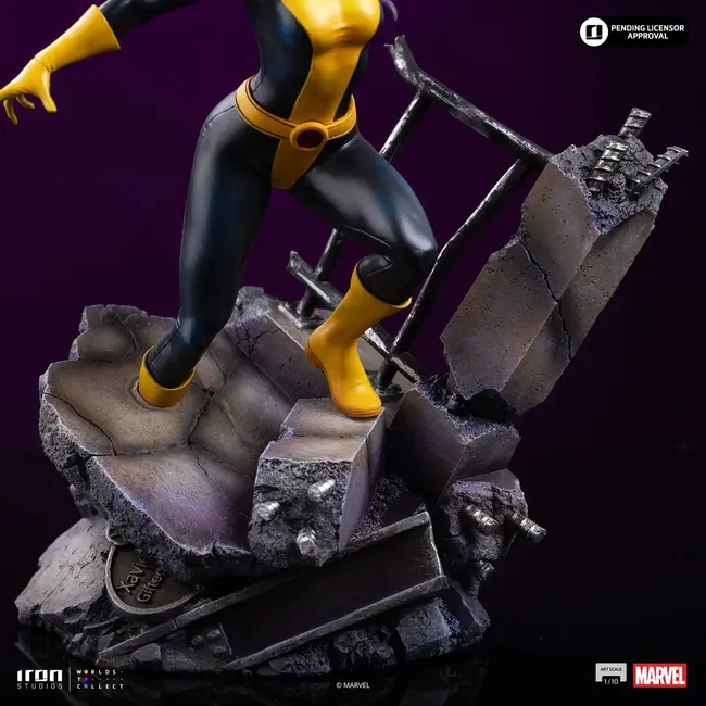 Marvel Kitty Pride & Lockheed X-Men Comics BDS Art Scale Statue 1/10 Kitty Pride & Lockheed 24 cm