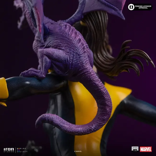 Marvel Kitty Pride & Lockheed X-Men Comics BDS Art Scale Statue 1/10 Kitty Pride & Lockheed 24 cm