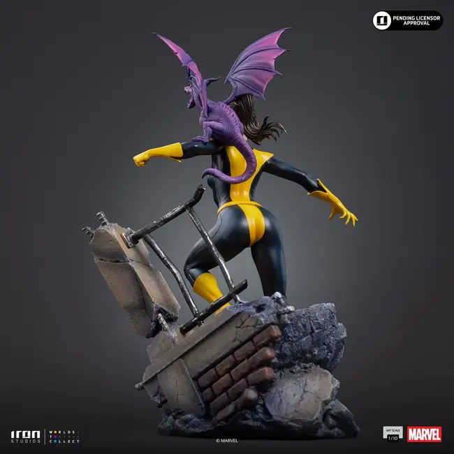 Marvel Kitty Pride & Lockheed X-Men Comics BDS Art Scale Statue 1/10 Kitty Pride & Lockheed 24 cm