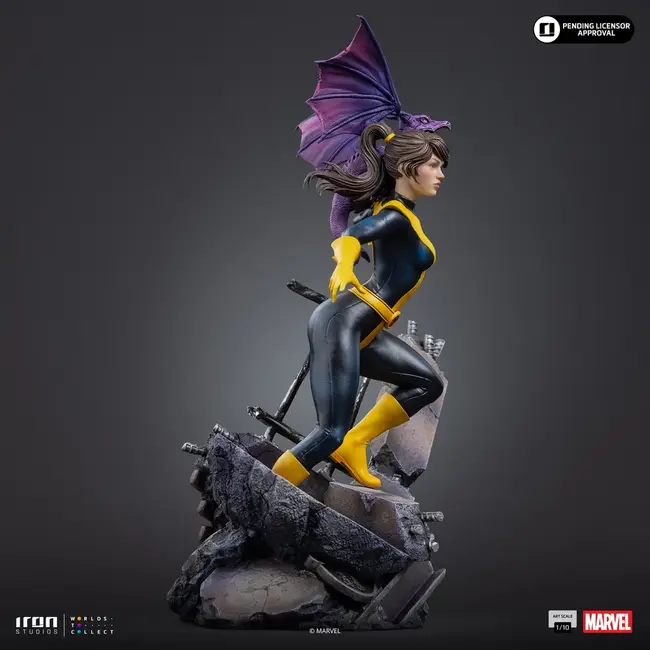 Marvel Kitty Pride & Lockheed X-Men Comics BDS Art Scale Statue 1/10 Kitty Pride & Lockheed 24 cm