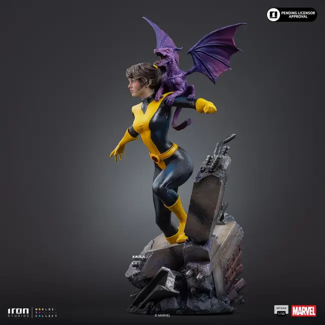 Marvel Kitty Pride & Lockheed X-Men Comics BDS Art Scale Statue 1/10 Kitty Pride & Lockheed 24 cm
