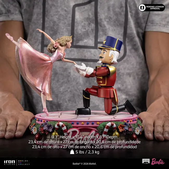 Barbie Nussknacker (25. Jubiläum) Deluxe-Kunststatue im Maßstab 1:10, 23 cm