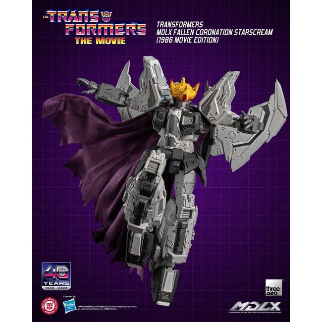 Transformers MDLX Action Figure Fallen Coronation Starscream (1986 Movie Edition) 20 cm