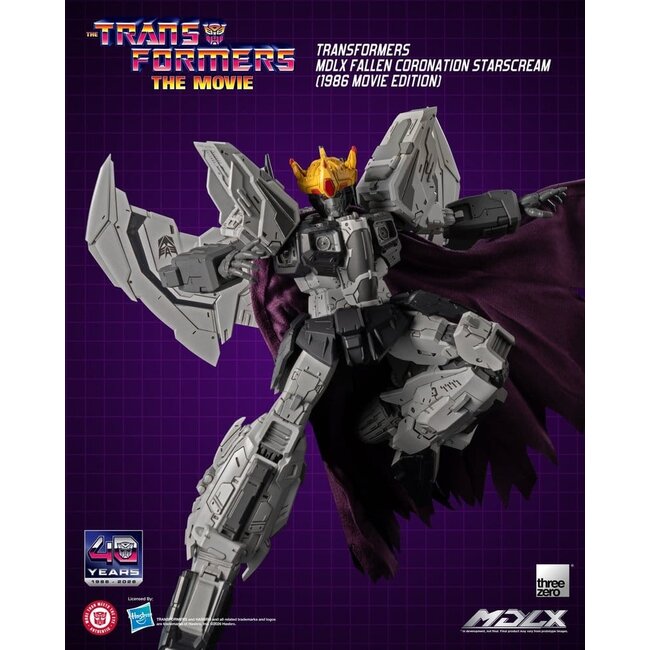 Transformers MDLX Actionfigur Fallen Coronation Starscream (1986 Movie Edition) 20 cm