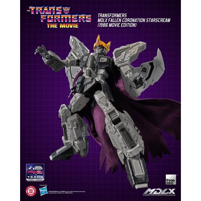 Transformers MDLX Actionfigur Fallen Coronation Starscream (1986 Movie Edition) 20 cm