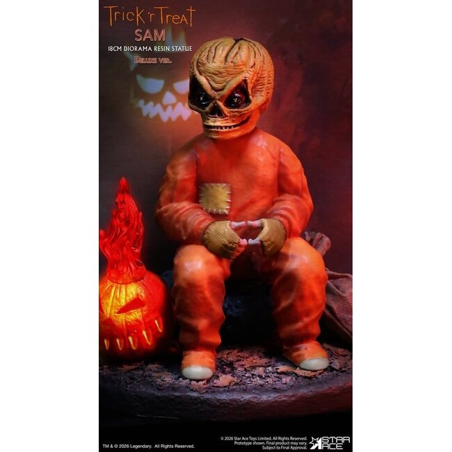 Trick R Treat Diorama Resin Statue Sam DX 18 cm